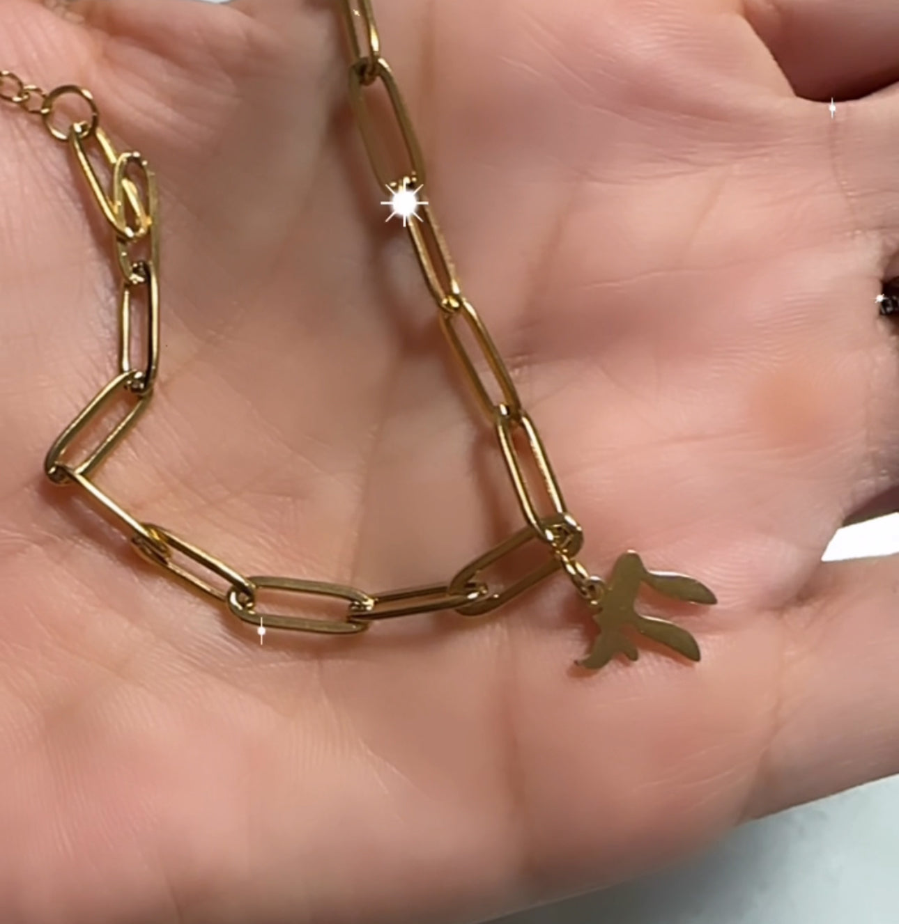 Chai Paperclip Bracelet