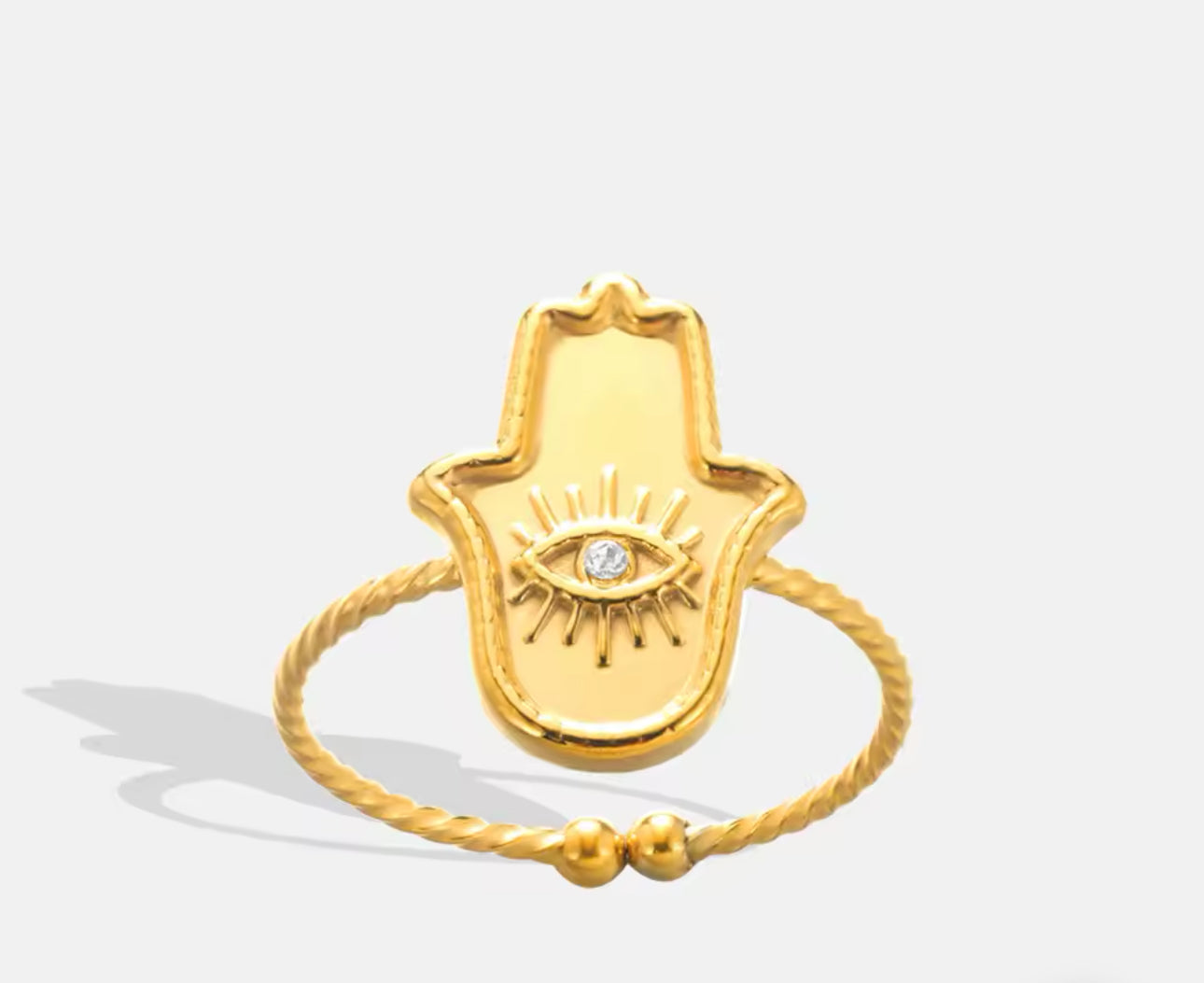 Divine Hamsa Ring