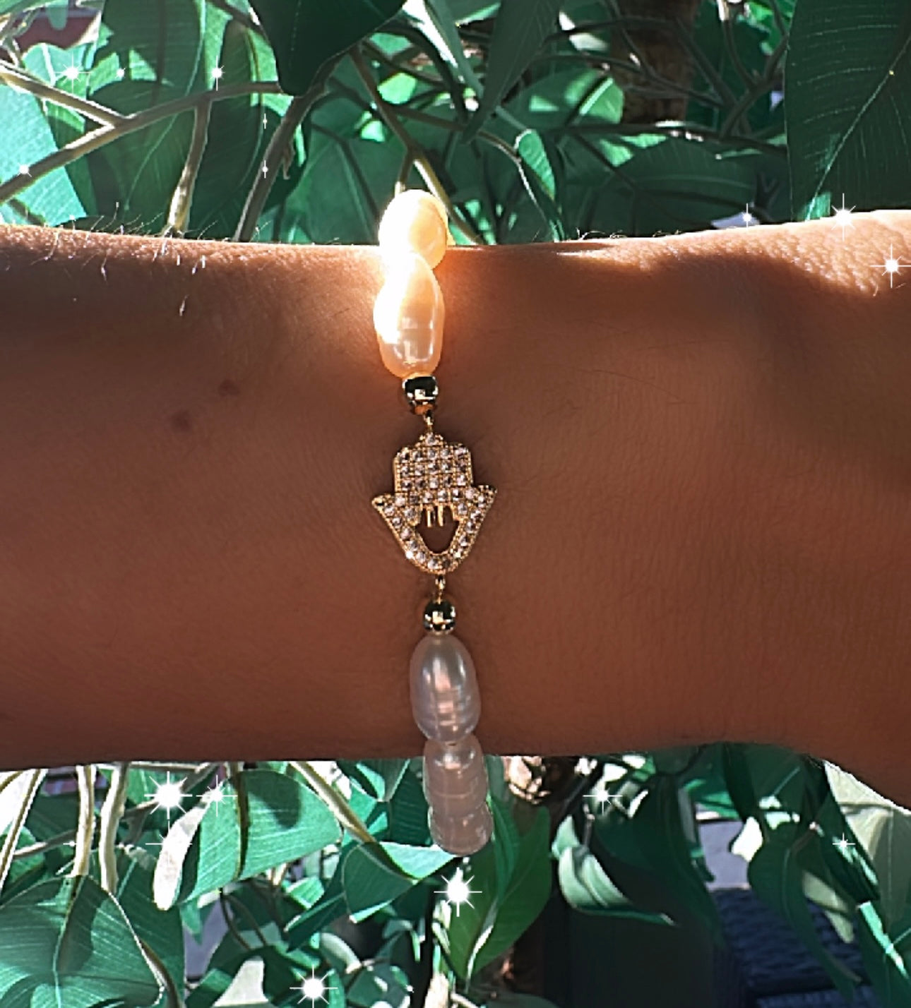 Peaceful Protection Hamsa Bracelet