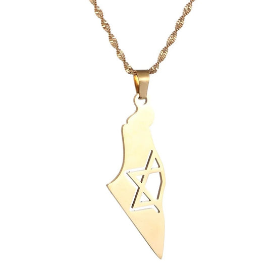 Am Israel Chai Necklace
